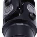 1 PC SHLPDFM Single Universal Joint Black Powder Coated 3/4" DD X 3/4" DD Universal Steering Shaft U Joint Coupler