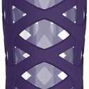 Lifefactory 22oz Bottle Classic Cap Helix Sleeve Aubergine