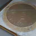 Round Rattan Mirror 30" Circle Wall Mirror Farmhouse Wooden Vanity Mirror