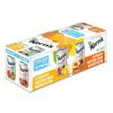 Kerns Tropical Fruit Nectar Juice Variety Pack - Mango Nectar & Peach Juice - Made from Fruit Puree for Smoothie Mix, Cocktail Mixers & Kids Drinks - 11.5oz, 12 Pack Canned Drinks (EXP 12/31/26)