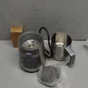 DREO Milk Frother [Upgraded], All-in-1 Electric Foam Maker for Coffee, 15oz/450ml Automatic Foam Frother for Latte Art-level Microfoam, 30+ Drinks, Easy to Clean, Dishwasher Safe, LED display (Sliver Grey)