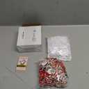 30 Set Christmas Hug Ornaments Bulk Pocket Hug Gifts Wooden Santa Claus Ornaments Thank You Gifts for Coworker with Inspirational Cards Organza Bags for Operation Xmas Tree Decor