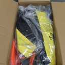 Kids Soccer Goals for Backyard, 2 of 6 x 4 ft Kids Soccer Goal Set Soccer Net with 10 Soccer Cones, Agility Ladder & Carry Bag, Portable Soccer Training Equipment (Yellow)