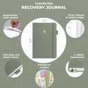 Clever Fox Addiction Recovery Journal – Addiction Treatment Planner & Workbook – Daily Sobriety Journal for Recovery Progress, A5 (Cypress)