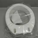 Carex Toilet Seat Riser, Elongated Raised Toilet Seat Adds 3.5 inches to Toilet Height, for Assistance Bending or Sitting, 300 Pound Weight Capacity Toilet Riser