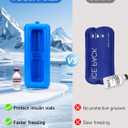 YOUSHARES Insulin Vials Cooler Travel Case - TSA Approved Diabetic Medication Vial Cooling Bag with Protective Ice Brick, Refrigerated Diabetes Supplies Organizer, Small Bottle Carrying Storage