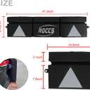 Thickest Rear Bumper Protector for Cars with Safety Reflector, Bumper Guard for Car  Heavy-Duty Protection & Safety, 47.2"x11.8"x1.7" Black