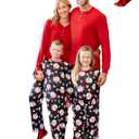 PATPAT Family Christmas Pajamas Matching Sets Holiday Christmas Pjs for Womens Kids Sleepwear including Socks (XXL)
