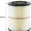 Netezza 17816 Replacement Filter for Craftsman 17816, 9-17816 Wet/Dry Vacuum Cleaner Compatible With 5 Gallon and Larger Vacuum Cleaner, 1 pack