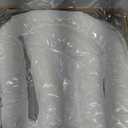 Cat Window Perch with 6 Strong Suction Cups, Mats That can be Switched Between Winter and Summer, Foldable Cordless Cat Beds Can Bear 50LBS Weight (White)