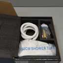 PROOX All Metal Tub Spout with Diverter, 6 Settings Hand held Shower with ON/Off Pause Switch, Bathtub Faucet with Sprayer Chrome