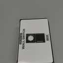 Ceiling Fan Wall Switch, 3-Speed Fan Light Wall Control, 110VAC, 60Hz, 2.5A, Single Pole, Neutral Wire Required, White