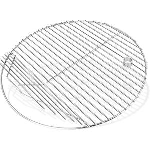 19.5" 304 Stainless Steel Solid Rod Round Cooking Grate Grill Grids for Pit Boss K24,Akorn Kamado Ceramic Grill,Char-Griller 16620,Louisiana Grills K24 and Other 20 inch Charcoal Grill