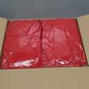 6-Pack Premium Red Spandex Tablecloths for 6ft Rectangle Tables, Stain & Wrinkle-Resistant, Washable Stretch Polyester Fitted Table Cover for Weddings, Banquets, Trade Shows Events