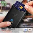 BULLIANT Men Wallet, Slim Leather Wallet Front Pocket Card Holder Gift For Men 11 Slots RFID Blocking