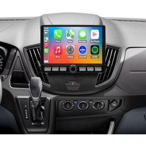 QLED Radio for Ford Transit 150 250 350 Base Version 2015 2016 2017 2018 2019 Upgrade,Touch Screen Stereo Replacement,carplay Android auto,4G Network,Free Camera
