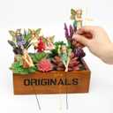 Fairy Garden Vintage Resin Fairy Figurines for Outdoor Garden Yard Lawn Supplies Home Decor Set of 6