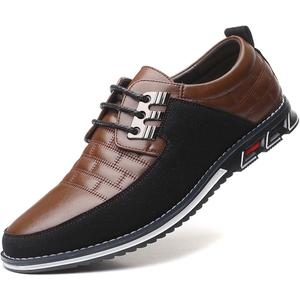 Mens Dress Shoes Casual Business Oxford Derby Orthopedic Leather Shoes Simple Lace-up Walk Loafers Flats Shoes for Men, Size 9
