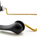 Qualihome Toilet Handle Replacement (Black, Side Mount)