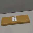 QCAA Solid Brass Mail Slot, with Solid Brass Interior Back Plate, 13" x 3.625", Polished Brass, 1 Pack, Made in Taiwan