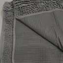 Soft Microfiber Bathroom Rugs, 20 x 32 Inches Non Slip Bath Mat for Door, Bathroom & Bedroom with Water Absorbent, Machine Washable (Gray) (2'8" x 1'8" (Rectangular), Grey)