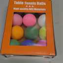 High Bounce & Durable ABS Mat Colored 3 Star Ping Pong Balls 4 Trainning,Party Games,Pet Cats Toys