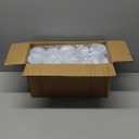 Ilyapa 50 Plastic Coffee Cups with Handles, 8 oz White - Disposable or Reusable Mug Pack