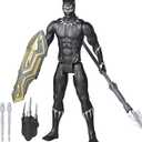 Avengers Titan Hero Series Blast Gear Deluxe Black Panther Action Figure, 12-Inch Toy, Inspired by Marvel Comics, for Kids Ages 4 and Up