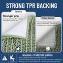 Smiry Bathroom Rugs Mat 30x20, Extra Soft Absorbent Chenille Bath Rugs, Non Slip Rubber Backing Machine Washable Quick Dry Bath Mats for Bathroom Floor, Tub, Shower, Home Decor Accessories, Sage Green