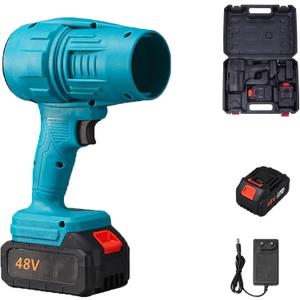 Seese Pro Blower, Seese Cordless Leaf Blower, Turbo Blowers 2.0, Super Power Air Duster for Yard/Patio/Car Cleaning (Blue+1 battery)