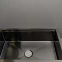 30 Inch Black Undermount Kitchen Sink Workstation - Undermount Workstation Sink Black Stainless Steel Workstation Kitchen Sink 18 Gauge Deep Single Bowl Kitchen Sink with Accessories