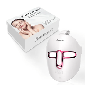 Red Light Therapy for Face, Led Face Mask Light Therapy, Anti-Aging Infrared Therapy for Wrinkles, Fine Lines, 7-1 Colors LED Facial Skin Care Mask