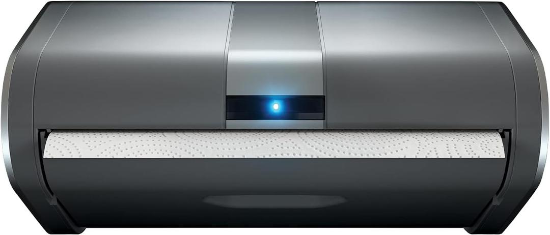 Innovia Automatic Paper Towel Dispenser. Touchless Technology. Works with Most Paper Towel Brands and Sizes. Dispenses The Number of Sheets You Need. Grey, Under Cabinet Mounted. (Gray)
