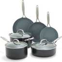 GreenPan Valencia Pro 9 Piece Cookware Set Ceramic Nonstick Pots & Pans