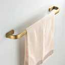 Flybath Towel Rail Bar Single Layer Brass Antique Holder Wall Mounted 57 cm / 22.44 inches, Brushed Bronze