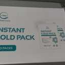 50 Pack Instant Ice Cold Pack (6 x 4.5) - Disposable Instant Ice Packs for Injuries | Cold Compress Ice Pack for Pain Relief