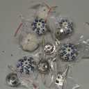 uxcell 6 Packs Ceramic Knobs, Pumpkin Ceramic Cabinet Drawer Knobs Retro Decorative Dresser Pulls Handle with Screw for Closet Drawer Cupboard Wardrobe, Willow Flower