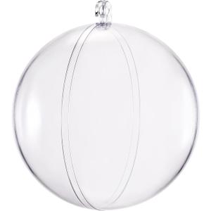uxcell 12pcs 2-inch(50mm) Clear Plastic Ornaments Ball