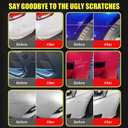 XNA Carrara White Metallic(S9R/2Y) for Porsche Touch Up Paint, Car Scratch Remover for Nicks and Chips Repair, 2-In-1 Quick & Easy Fix Car Scratch Repair Kit with Exact Color-Matched
