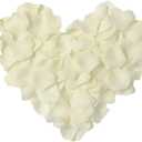 1000 Pcs Artificial Silk Rose Petals Decoration Wedding Party Color Ivory