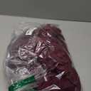 Newwiee Set of 4 Christmas Burgundy Velvet Chair Sashes, Sashes Chair Bows Tie Back for Christmas Banquet Home Wedding Events Banquets Party Decoration 11.8 x 29.5 Inch