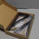 Heavy Duty Shelf Brackets, 8 in X 5 in Wall Mount L Steel Bracket for Floating Shelf, Black, 4 Pack