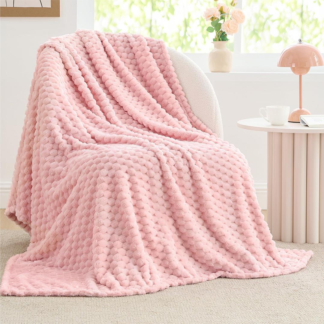 BEDELITE Throw Blanket (50inx60in) Pink
