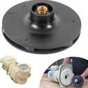 Upgraded 073129 Pump Impeller Replacement Fit for 1-1/2 HP and 2 HP WhisperFlo Pump Impeller for Pool and Spa Pump, Black