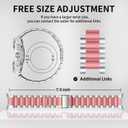 GOLDTOLUCK Stainless Steel Band Compatible with Samsung Galaxy Watch 8 7 6 5 4 Classic FE Pro 40mm 44mm 46mm 43mm 47mm 45mm 42mm 20mm Men Women Milanese Replacement Metal Elegant Casual