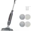 OLIXIS Steam Mop, All-in-One Scrubbing Steam Mops for Floor Cleaning with Rotating Pads, Floor Steamer with 2 LED Lights, 4 Cleaning Modes, Swivel Steering, 16.4 FT Cord, Safe for Hardwood and Tile