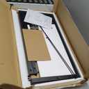 Vantic 31.5" Folding Desk, Foldable TV Tray Table for Eating on Couch, Extra Large TV Dinner Trays, Portable Fold Computer Writing Desk Table for Home Office, Rustic Brown