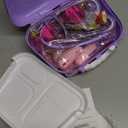 GIFTINBOX Kids Doctor Kit for Girls and Boys , Purple Doctors kit for Kids 22 Pieces Pretend Play Medical Toys Set with Roleplay Doctor Costume and Carry Bag for Little Girls-B