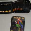 PRINA Art Supplies 120 Colors Colored Pencils Set for Adults Coloring Books with Sketchbook, Professional Vibrant Artists Coloring Pencils for Drawing Sketching Blending Shading, Soft Core Oil Based