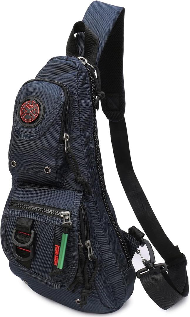 NICGID Sling Backpacks, Sling Chest Bag Shoulder Crossbody Bags for Men Women Outdoor Travel (Navy Blue)